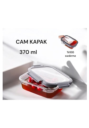 Gönül Saklama Kabı Cam 370 Ml G3359 şeffaf