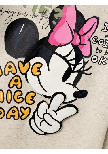 Name It Disney Bej Kız Çocuk Sweatshirt 13221139 001