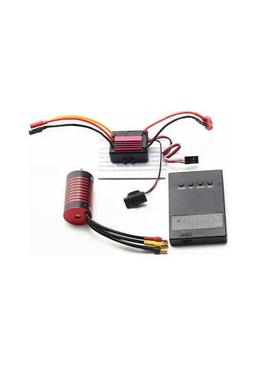 Ruicoo Gtskytenrc 2838 5800kv Fırçasız Motor + 35a Fırçasız Esc + Programlama Kartı Seti Siyah
