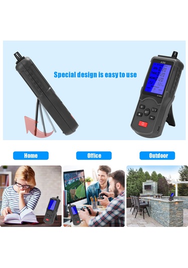 Usb Kablolu Çok Fonksiyonlu Hava Kalitesi Test Cihazı Çok Renkli