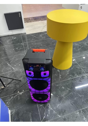 Ndr Dev Bluetooth Hoparlör Dev Kareoke Ses Sistemi 2 Mikrofonlu 5000w