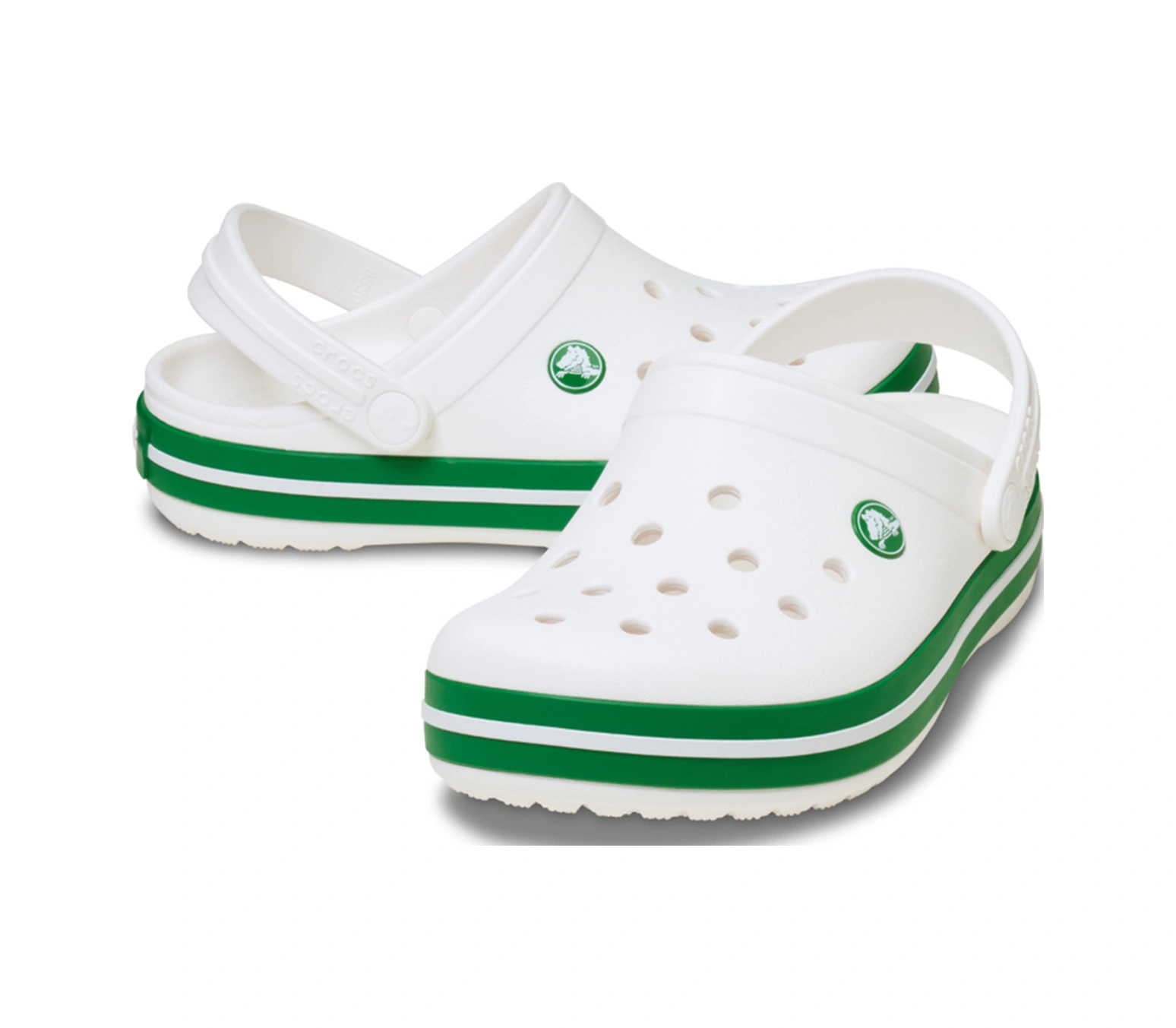 Crocs Crocband Clog K Çocuk Sabo Terlik Beyaz Gri Beyaz Gri