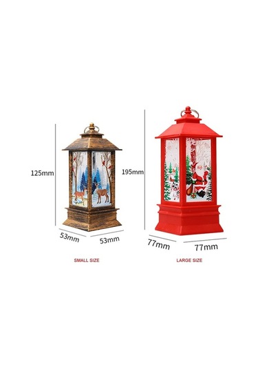 Dancemonkey Noel Baba Led Lambası - Sıcak Beyaz Işık, Bakır Bakır