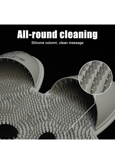 Kaymaz Tavşan Silikon Banyo Duş Ayak Masaj Mat