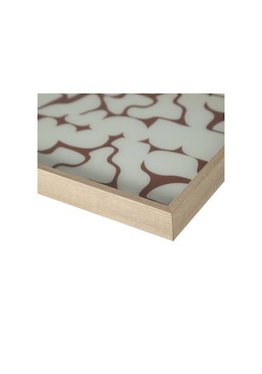 Mudo Home Soft Brown Dekoratif Tepsi 31x42 Cm Bej