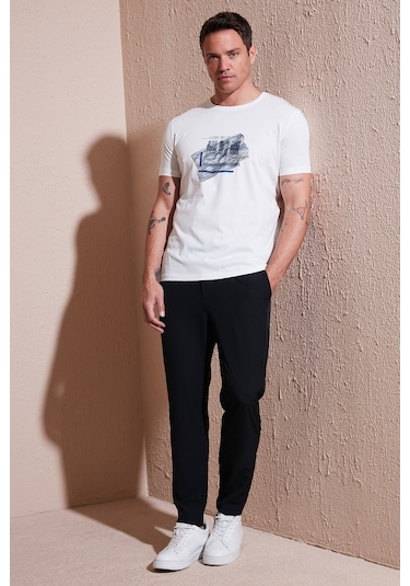 Buratti Streç Regular Fit Normal Bel Düz Paça Jogger Erkek Pantolon Cf25617801 Siyah Buratti Streç Regular Fit Normal Bel Düz Paça Jogger Erkek Pantolon Cf25617801 Siyah
