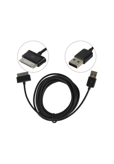 Tablet Usb Data Şarj Kablosu Samsung Galaxy Tab Uyumlu
