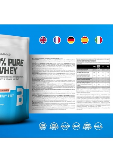Biotech Usa Pure Whey Protein 1000 Gr - Çilek Diğer