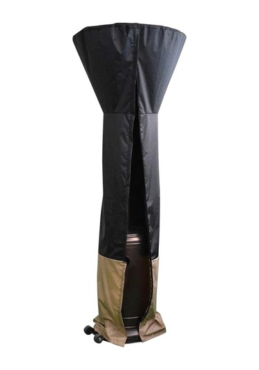 Isıtıcı İçin Ayaklı Veranda Isıtıcı Kılıfı 221 85 48cm Kubbe Ve Taban, Siyah/deve Tüyü