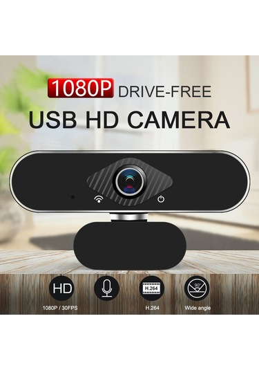 Skycity 1080p Full Hd Usb Webcam, Mikrofonlu Dijital Kamer, Otomatik Gürültü Azaltma, Dikey Yönlendirme, Video Konferans/online Ders İçin Masaüstü Ve Dizüstü Bilgisayarlara Uyumlu