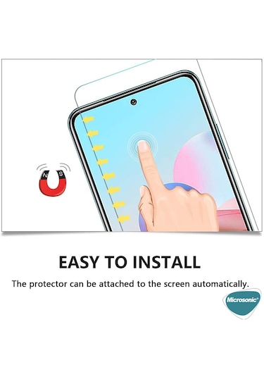Microsonic Samsung Galaxy Uyumlu S25 Edge Tempered Glass Cam Ekran Koruyucu