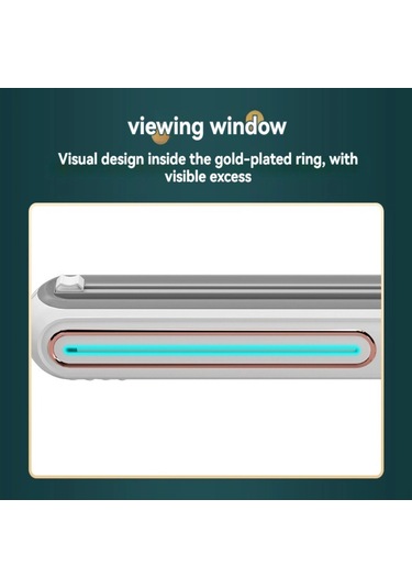 Fortunelane Beyaz Abs Lüx Manyetik Manta Kesici, Ev Kullanıma İki Yönlü Kayar Bıçaklı, Hafif Ve Şık Tasarım, Pratik Özellikli Be Beyaz