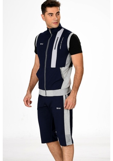 M.Ferry Erkek Y.Balıkçı Yaka 3 Lü Kaprili Eşofman Takım 19141