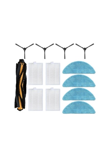 Bluebot Xboost Yedek Parçaları - Ana Yan Fırça, Hepa Filtre, Paspas Yongtao