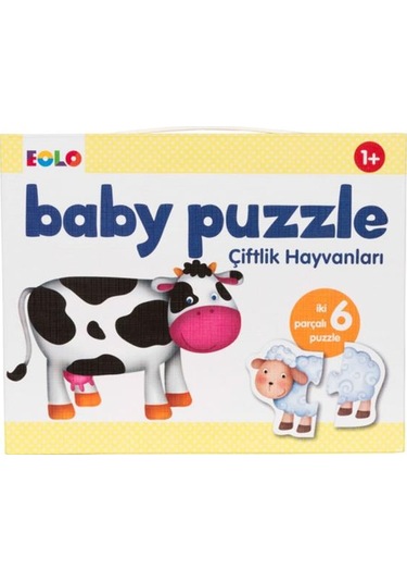 +1 Yaş Çiftlik Hayvanları Puzzle (Eolo)