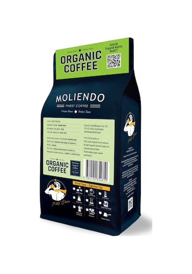 Moliendo Organic Indonesia Sumatra Yöresel Çekirdek Kahve 250 G