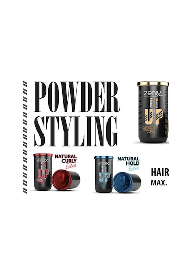 Zenix Natural Ekstra Tutuş Styling Up Toz Wax 20 Gr
