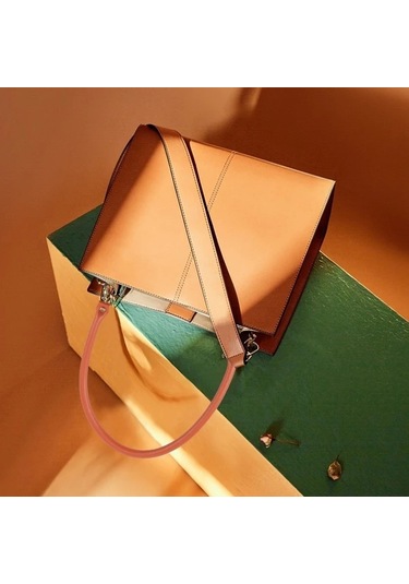 Fochsia 3 2strands Deri Çanta Sapı Derin Altın Sarısı Antik Bronz Aksamlı 23.62 İnç Dıy Projeleri