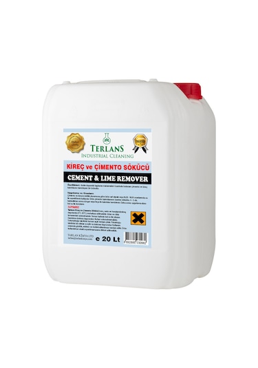 Terlans İnşaat Sonrası Çimento Temizleyici Kireç Sökücü 20 Kg