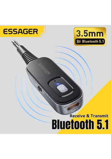 Bt10 Bluetooth 5.1 Çevirici Adaptör Ce/fc/rohs Lisanslı Araba Müz