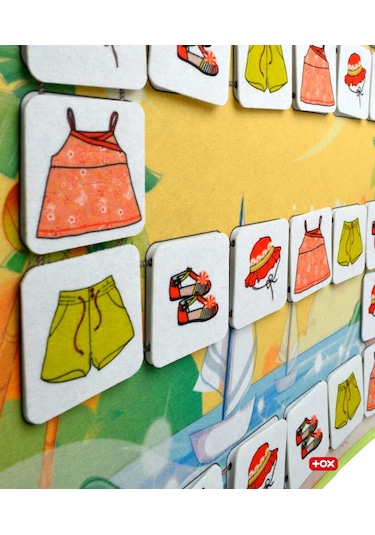 2 Set - 54 Parça Tox Sıradakini Biliyorum Yaz ve Kış Keçe Cırtlı