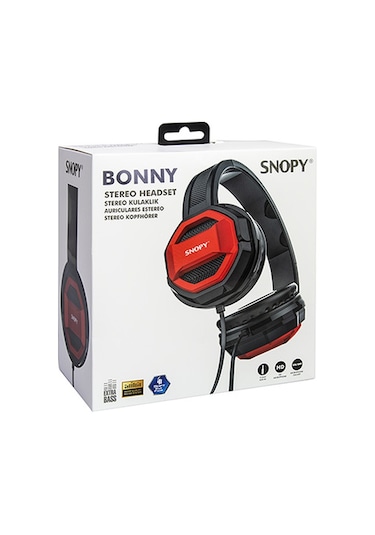 Snopy SN-101 Bonny Mikrofonlu Kulak Üstü Kulaklık
