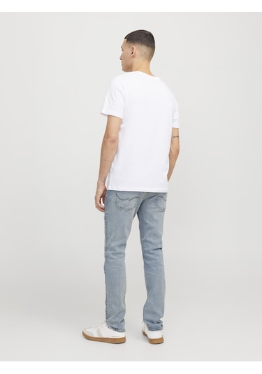 Jack & Jones Erkek Glenn 774 Slim Fit Jean - 12269466 Blue Denim
