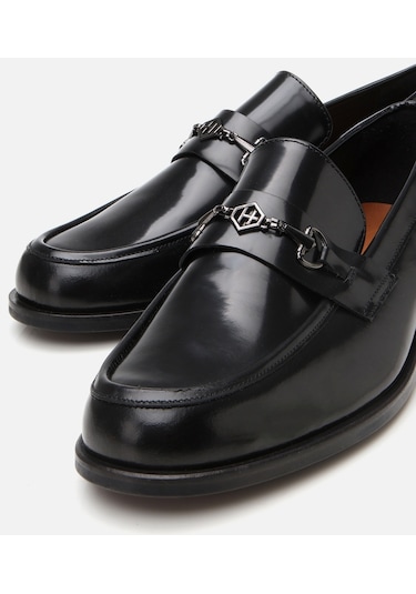 Hotiç Erkek Deri Siyah Toka Detaylı Klasik Loafer 02ayh302600a100 Siyah-black Siyah