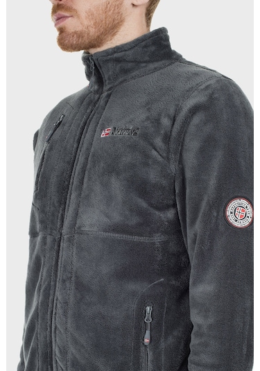 Norway Geographical Erkek Polar Upload Koyu Gri Koyu Gri