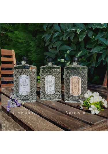 Nergis Kokulu Soul Of Caria Eau De Kolonya 200 ML Özel Cam Şişe