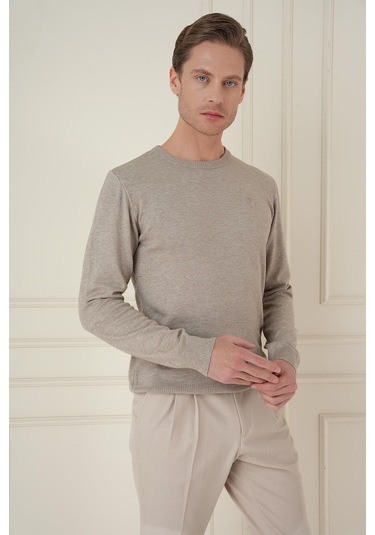 Tr 875 Slim Fit Taş Klasik Triko Taş