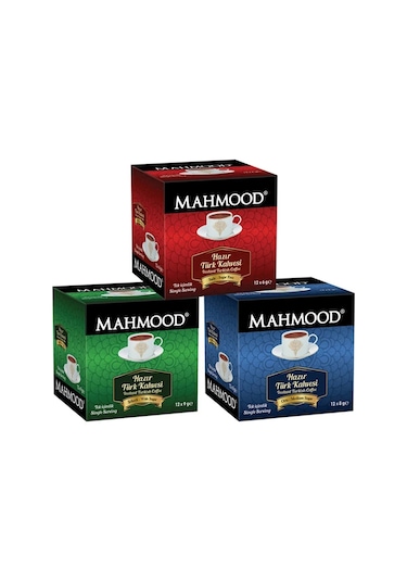 Mahmood Coffee Hazır Türk Kahvesi 3'lü Set