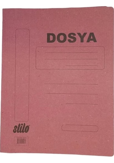 STİLO TAM KAPAK TELLİ DOSYA (50'li Paket)