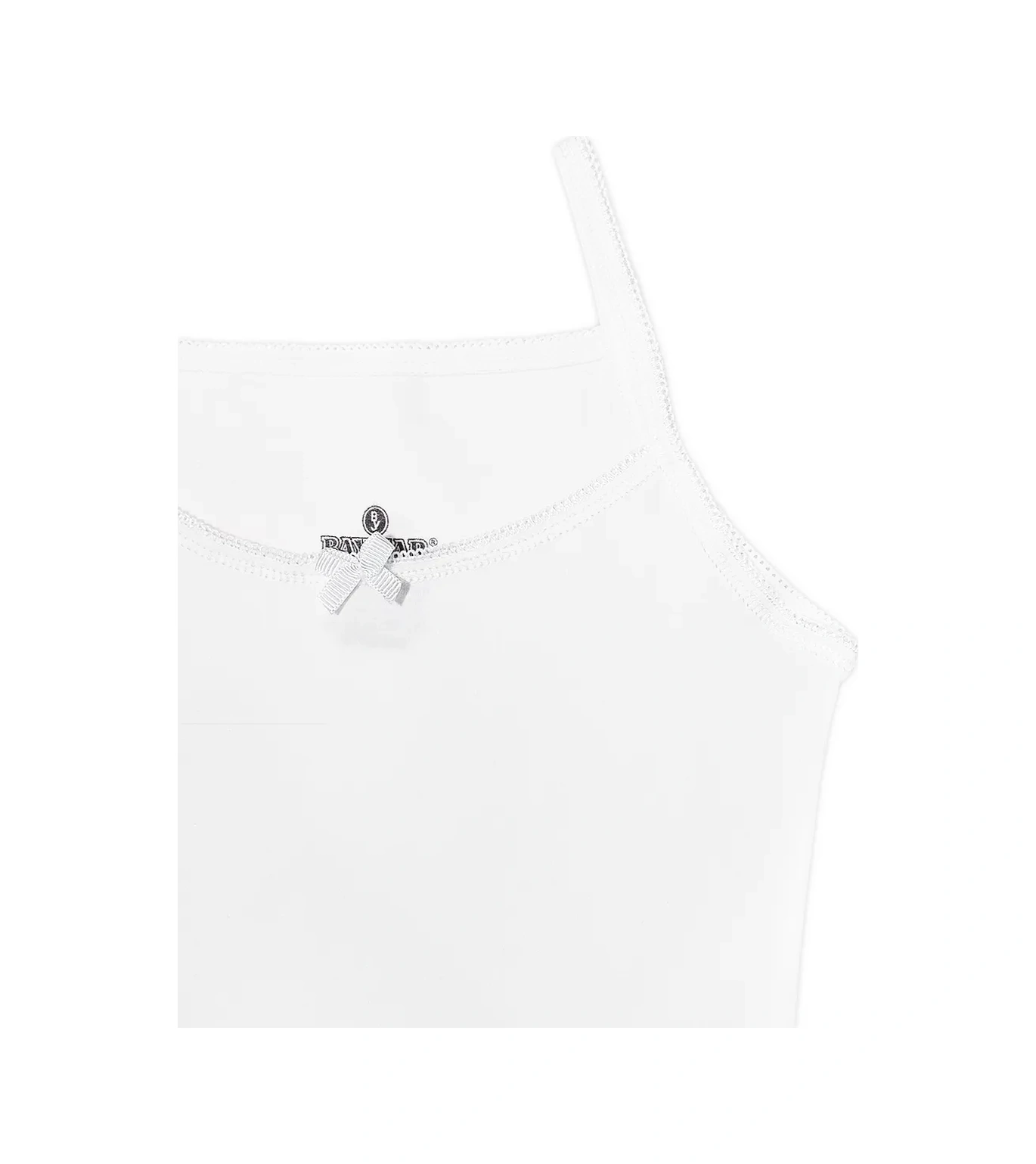 Baykar Kız Çocuk İçin Düz Beyaz Atlet, 2 Parça Set 417098295 Beyaz