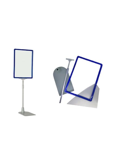 Ayaklı Çerçeve Takımı - A/4 30 21 Cm Pakette 10 Adet Mavi