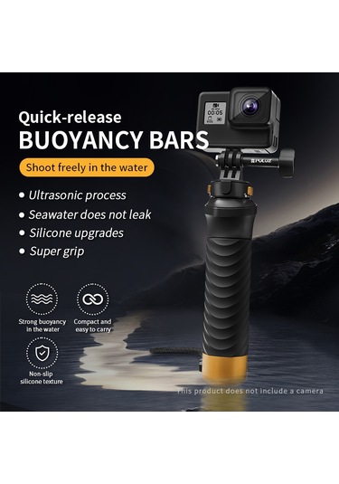 Puluz Hızlı Açılan Yüzer Saplı El Tutamağı Siyah