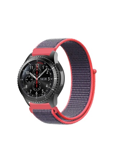 E2M Huawei Watch 20mm KRD-03 Hasır Uzay Gri Kordon