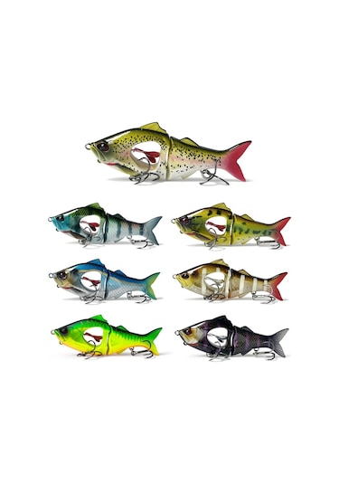 23g/11.5cm Uzun Döküm Yavaş Batan İplik Çok Bölümlü Deniz Balıkçılığı Tatlı Su Yemleri 02