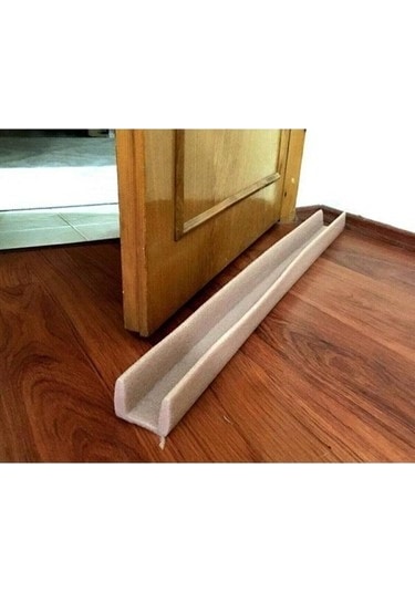 Geçmeli Kapı Altı Isı Yalıtım Süngeri Eşik Süngeri (6 Adet) Gri