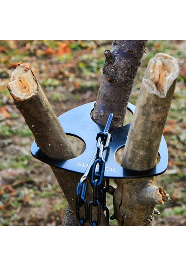 Sundick Kamp Tripod Asılı Pot Braketi Barbekü Raf Askı Y20141 Siyah