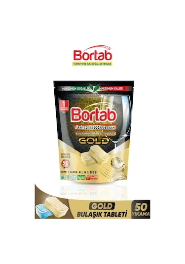 Bortab Gold Bulaşık Makinesi Deterjanı 50 Tablet