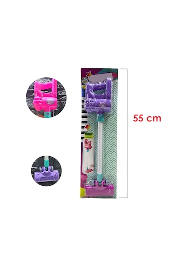 Oyuncak Elektrikli Süpürge - Dikey Model 55 Cm Boyunda