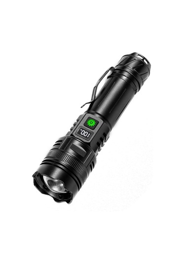 Cbtx A065-lazer Ev Dış Mekan El Feneri 20w Mor Işık Taşınabilir Lcd Ekran El Feneri Pilsiz