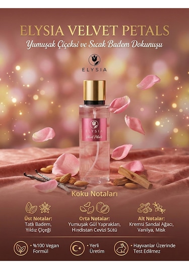 Elysia Velvet Petals Vücut Spreyi 250 ML