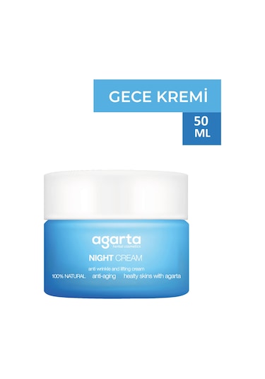 Agarta Doğal Yaşlandırma Gece Kremi 50 ML