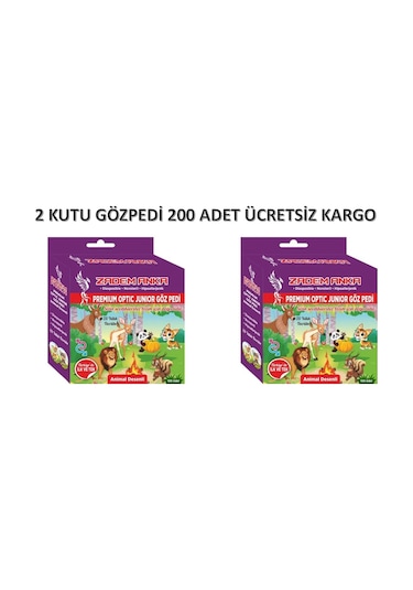 Zadem Anka Çocuk Göz Kapama Bandı 2 x 100'lü
