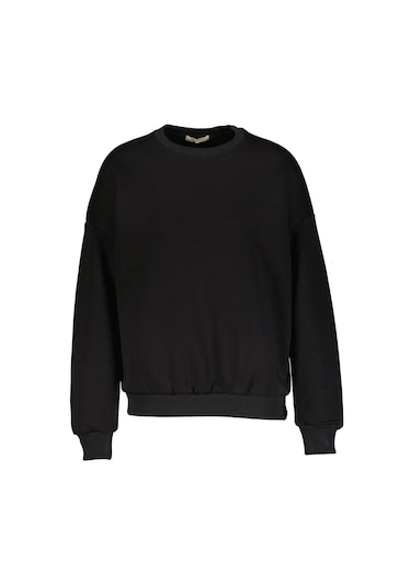 Kadın Sweatshirt 2424bs130836 Siyah