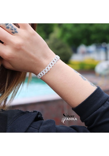 925 Ayar Gümüş Şık Gurmet Bileklik N11.3767