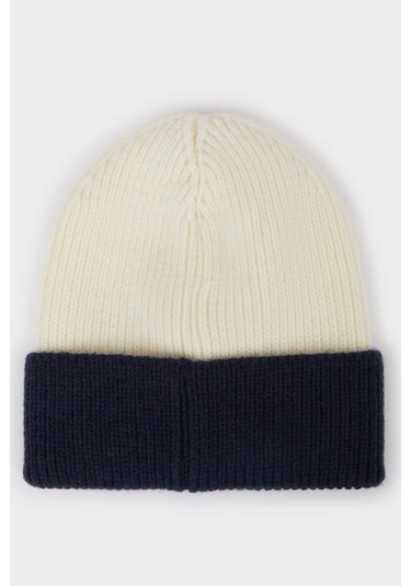 Defacto Erkek Bebek Renk Bloklu Triko Bere F0021a525wnnv235 Lacivert