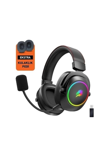 Gamebooster WBH44 RGB Kablosuz Oyuncu Kulaklığı